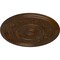 Ekena Millwork Tyrone Ceiling Medallion (Fits Canopies up to 6 3/4"), 16 1/8"OD x 3/4"P, Root Beer Crackle CM16TYRBC - alternate 3